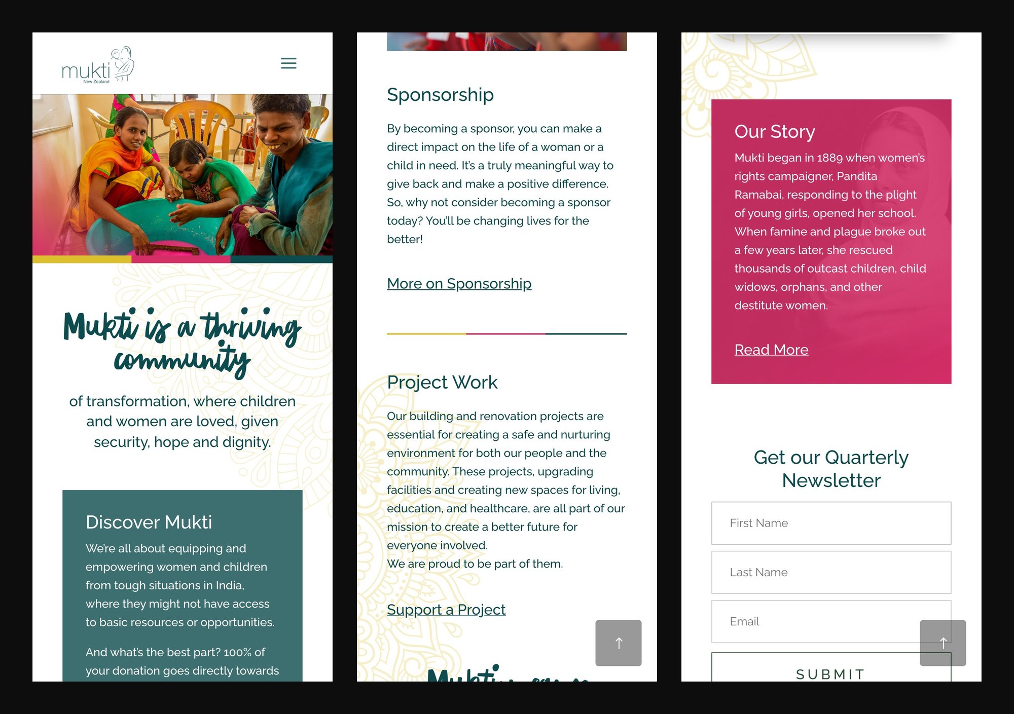 Website, giving & sponsorship — image 5