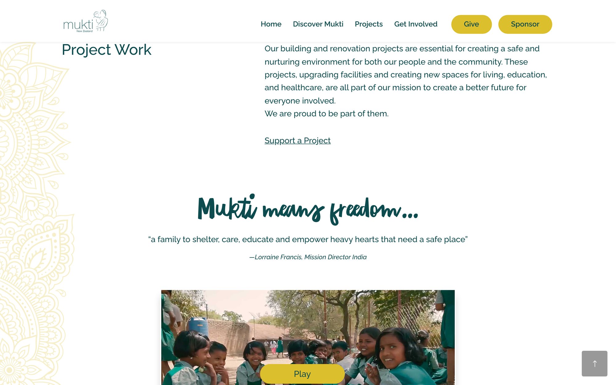 Website, giving & sponsorship — image 2